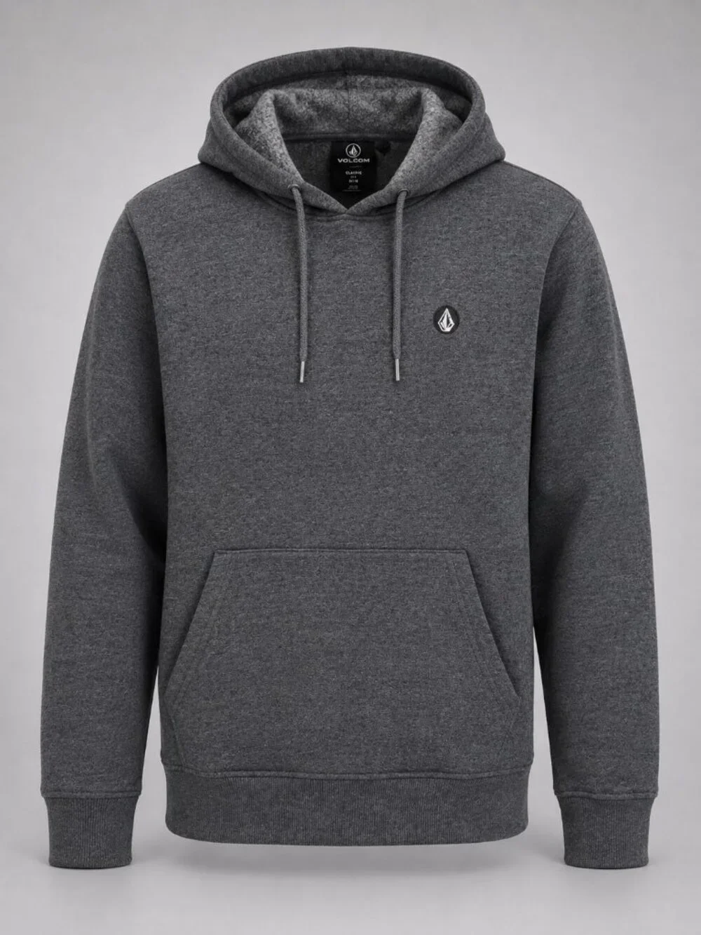 Volcom Foreman Men’s Small Hoodie Gray Fleece Hooded Sweatshirt - NWT MSRP $60